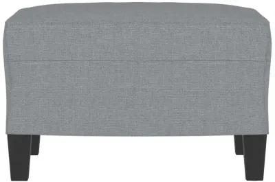 Footstool Light Gray 23.6"x19.7"x16.1" Fabric