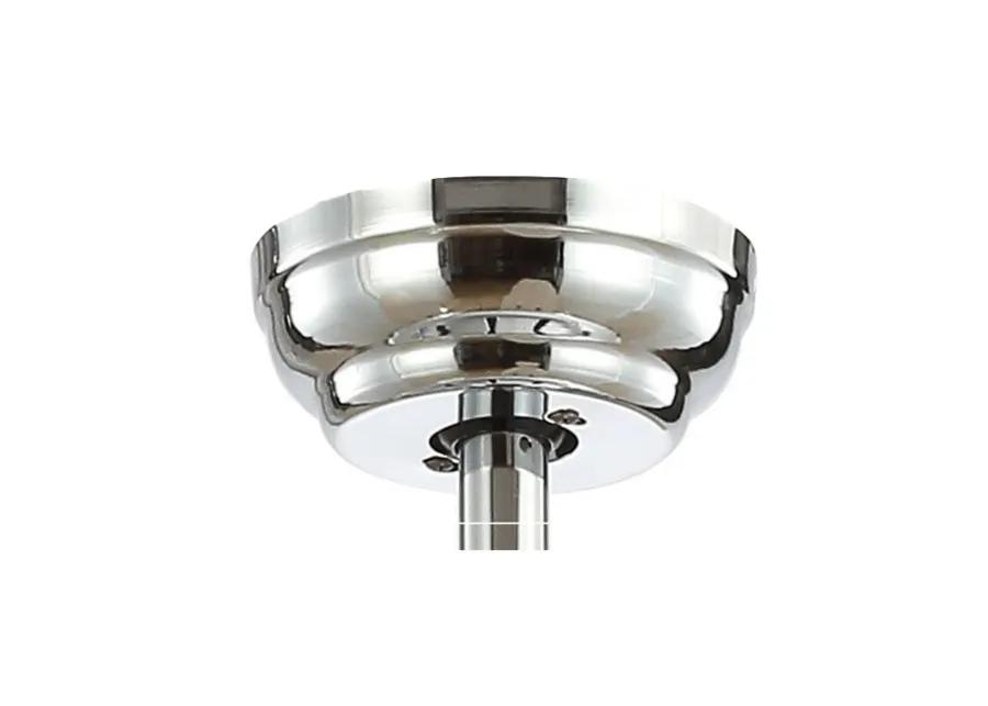 Kate 48" 3-Light Glam Crystal Drum LED Ceiling Fan With Remote, Chrome