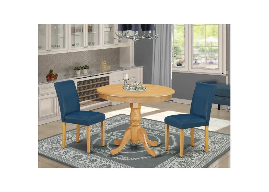 Dining Room Set Oak, ANAB3-OAK-55