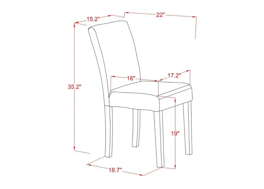 Dining Room Set Oak, ANAB3-OAK-55