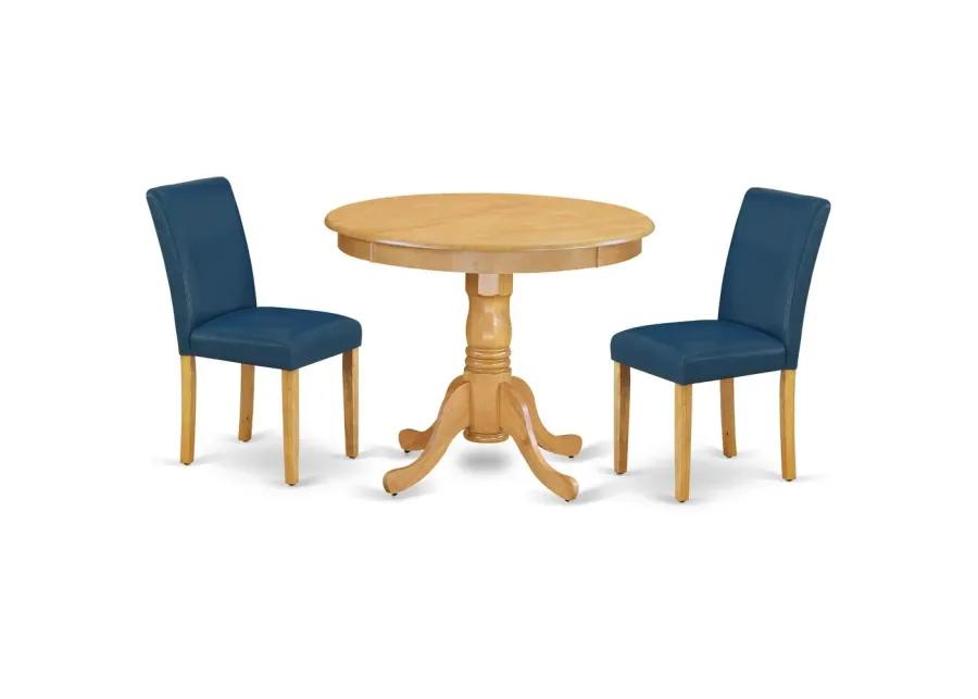 Dining Room Set Oak, ANAB3-OAK-55