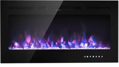 Hivvago 40-Inch Electric Fireplace Recessed with Thermostat