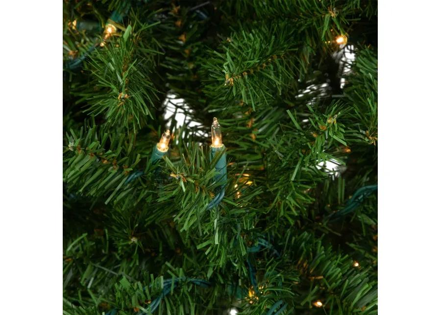 6' Pre-Lit Medium Balsam Pine Artificial Christmas Tree  Clear Lights