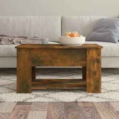 Coffee Table Smoked Oak 31.1"x19.3"x16.1" Engineered Wood