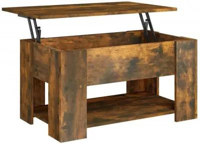 Coffee Table Smoked Oak 31.1"x19.3"x16.1" Engineered Wood