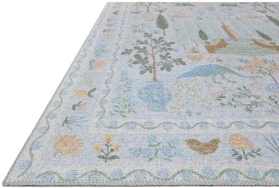 Menagerie MEN03 Light Blue 3'9" x 5'9" Rug