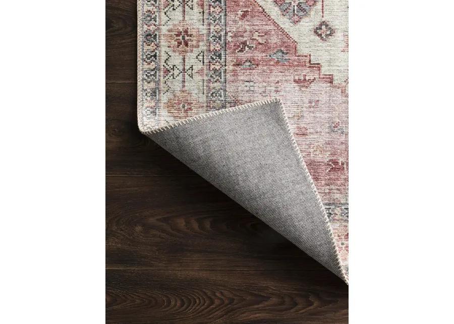 Skye SKY02 Ivory/Berry 3'6" x 5'6" Rug