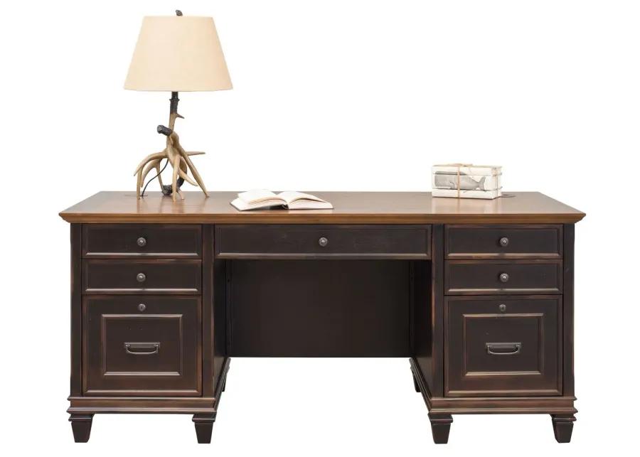 Double Pedestal Desk