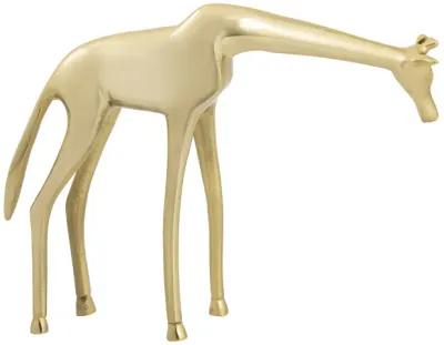 Small Brass Giraffe Sculpture