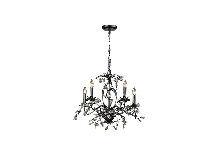 Circeo 21'' Wide 5-Light Silver Chandelier