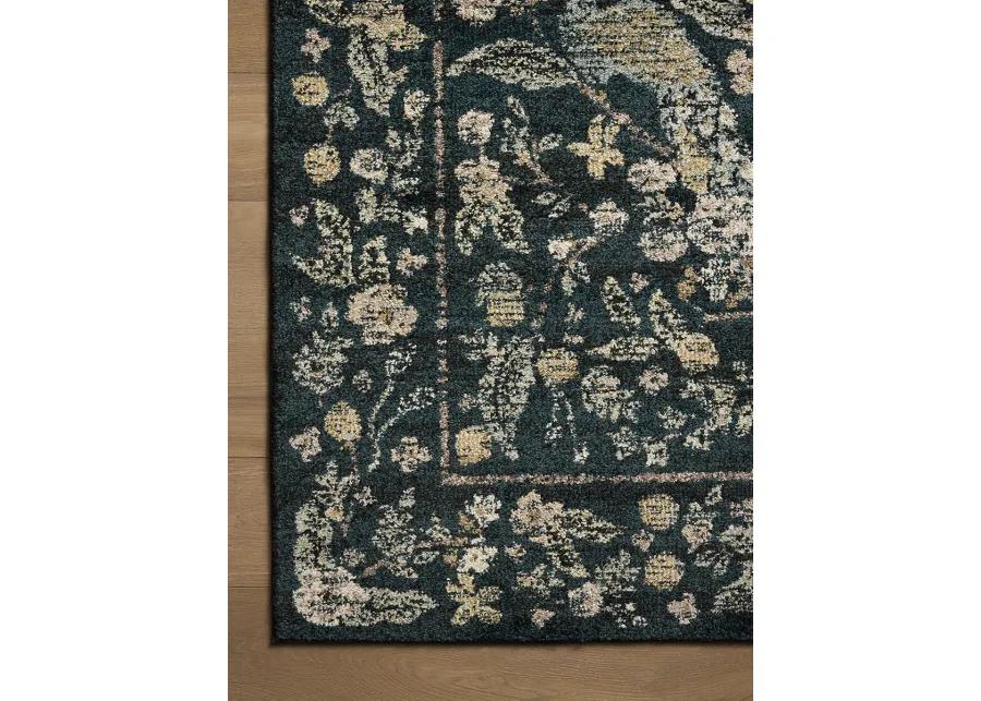 Laurel LAU-05 Navy 2''8" x 8' Rug by Rifle Paper Co.