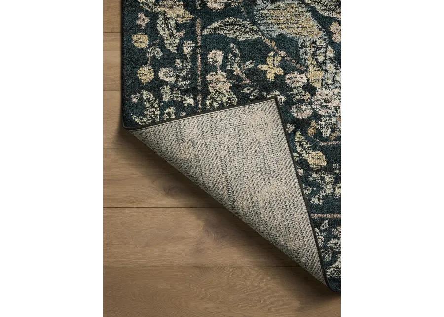 Laurel LAU-05 Navy 2''8" x 8' Rug by Rifle Paper Co.