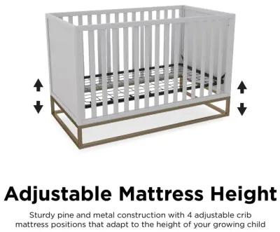 Haven 3 in 1 Metal Base Crib