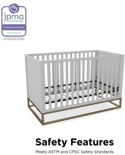 Haven 3 in 1 Metal Base Crib