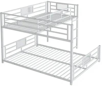 Merax L-shaped Metal Twin over Full Size Bunk Bed