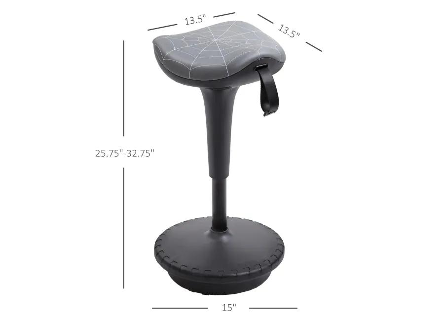 Gray Active Sitting: Wobble Standing Chair with Swivel Seat