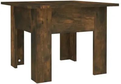 vidaXL Coffee Table Smoked Oak 21.7"x21.7"x16.5" Chipboard