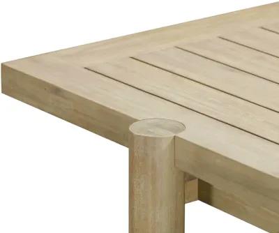 Gata Light Teak Outdoor Rectangular Dining Table