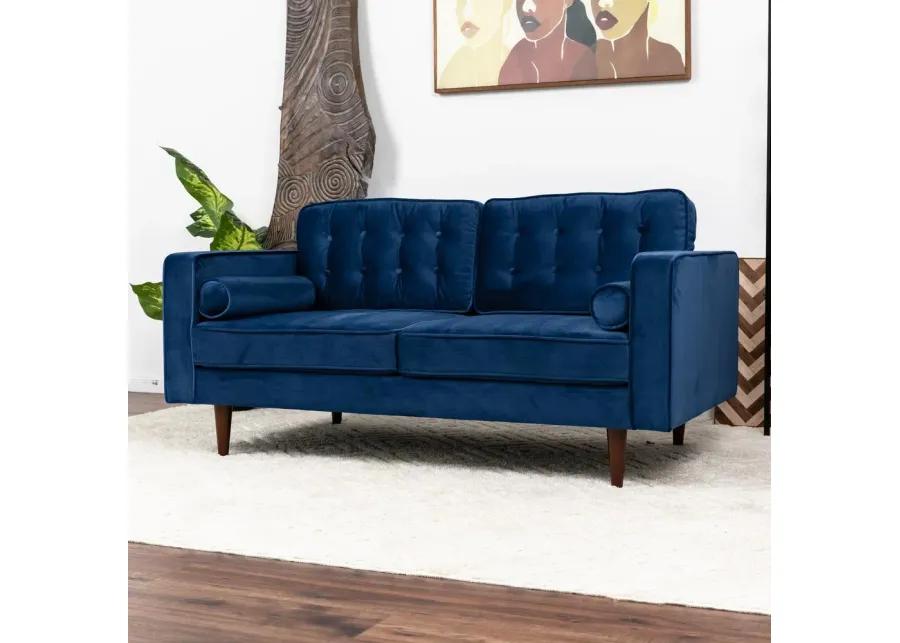 Ashcroft Furniture Co Casey Velvet Loveseat