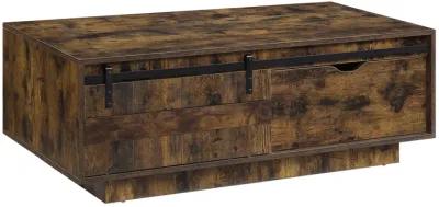 ACME Bellarosa Coffee Table, Rustic Oak