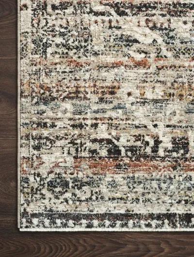 Theia THE03 Taupe/Multi 6'7" x 9'6" Rug