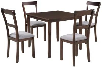 Merax  Industrial Wooden 5 Piece Kitchen Table Dining Table Set