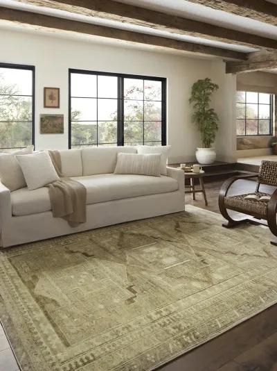 Sinclair SIN02 Khaki/Tobacco 5' x 7' Rug