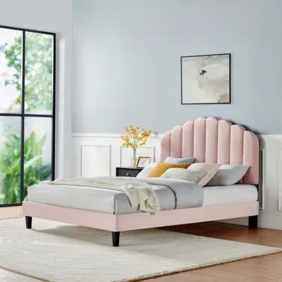 Modway - Daisy Performance Velvet Full Platform Bed