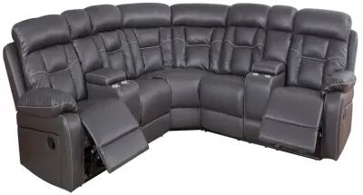 Sectional Sofa with Manual Reclining