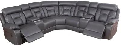 Sectional Sofa with Manual Reclining