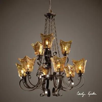 Uttermost Vetraio 9lt Oil Rubbed Bronze Chandelier