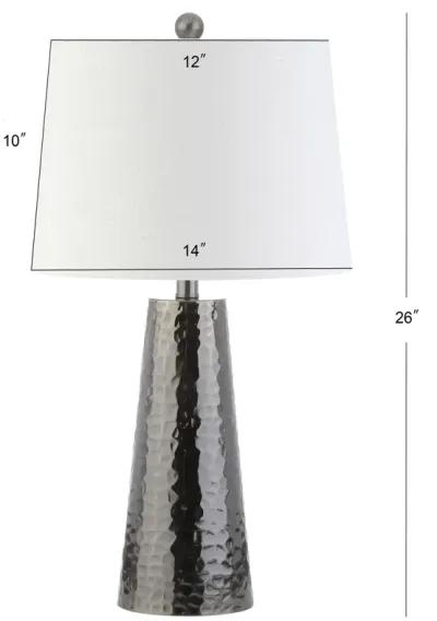 Wells Hammered Metal LED Table Lamp