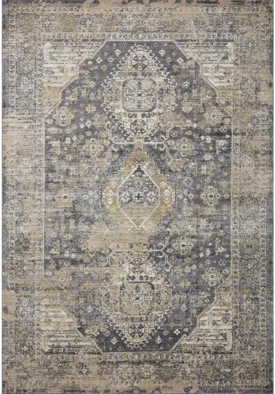 Indra INA03 Charcoal/Natural 11'6" x 15'6" Rug