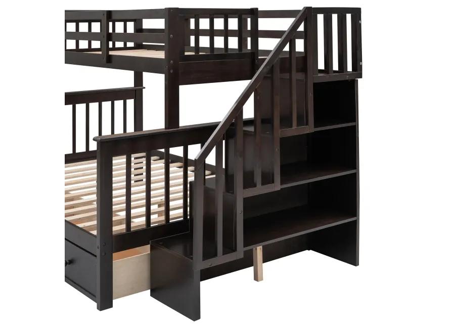 Merax Bunk Bed with Drawers