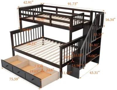 Merax Bunk Bed with Drawers