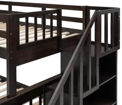 Merax Bunk Bed with Drawers