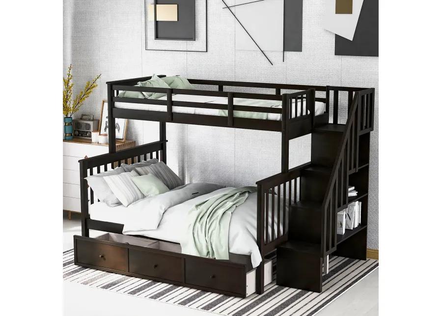 Merax Bunk Bed with Drawers