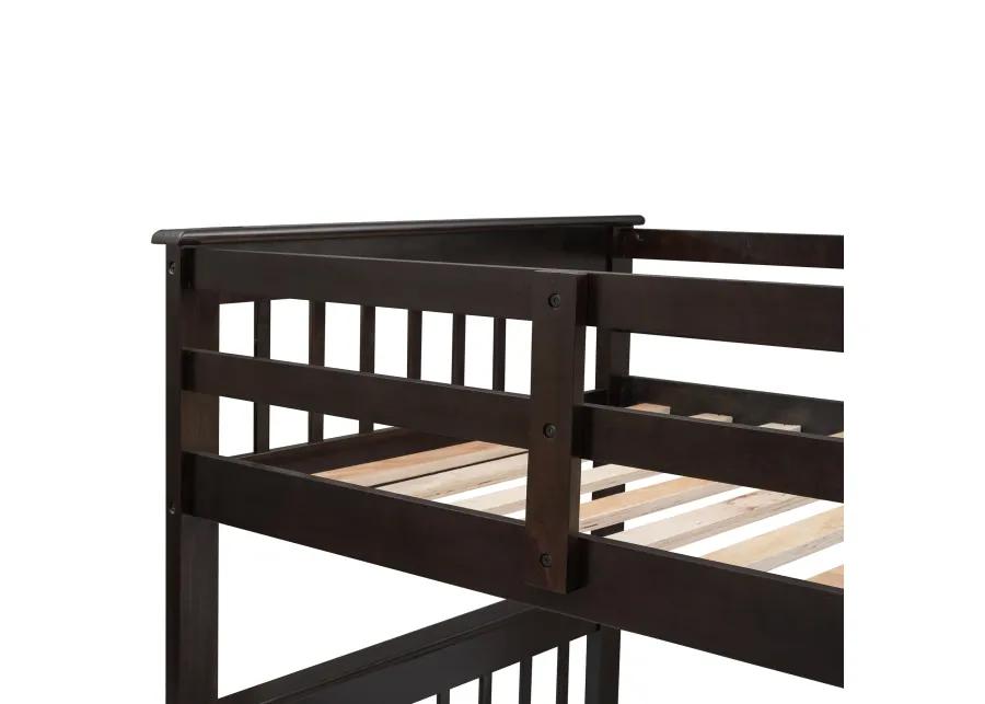 Merax Bunk Bed with Drawers