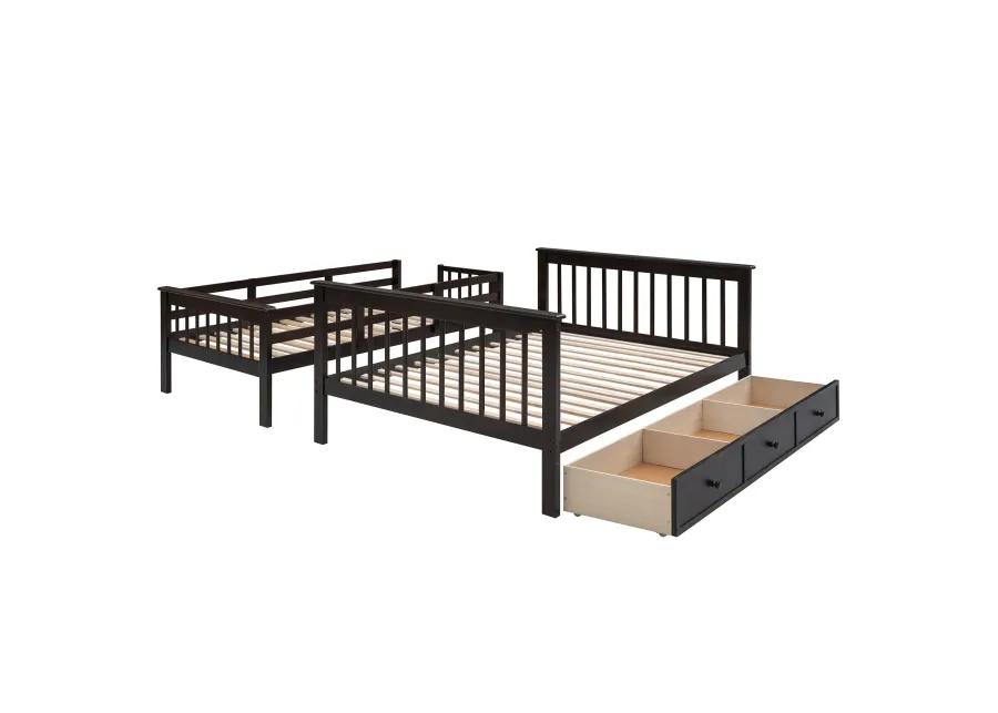 Merax Bunk Bed with Drawers