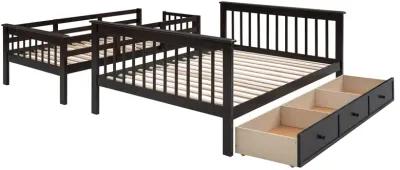 Merax Bunk Bed with Drawers