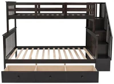 Merax Bunk Bed with Drawers