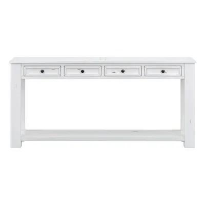 Merax Modern Console Table  with Storage Drawers