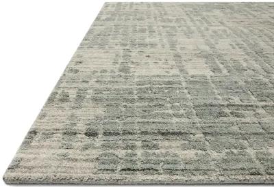 Arlo ARL02 Stone/Turquoise 2' x 3' Rug