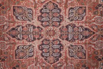 Rawlins 39HNF Red/Tan/Pink 3'11" x 6' Rug