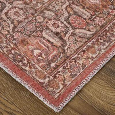 Rawlins 39HNF Red/Tan/Pink 3'11" x 6' Rug