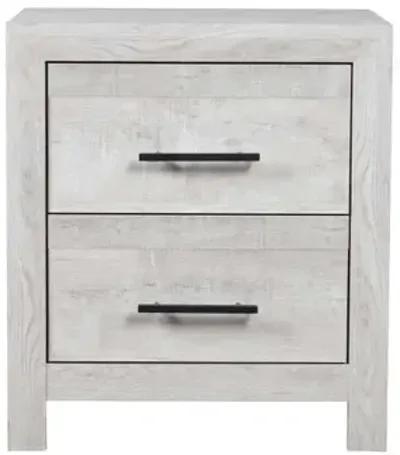 Denver Modern Style 2Drawer Nightstand Made With Wood In Gray