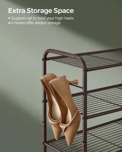 Wide 3-Tier Metal Shoe Rack – Durable and Stylish Storage Solution for Shoes