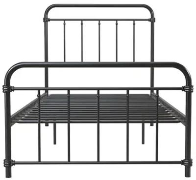 DHP Wallace Metal Bed, Twin, Black