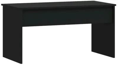 Coffee Table Black 40.2"x19.9"x20.7" Engineered Wood