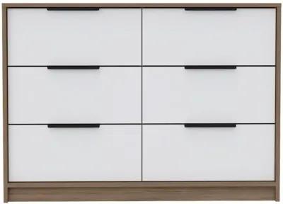 Egeo 4 Drawers Dresser Pine-White